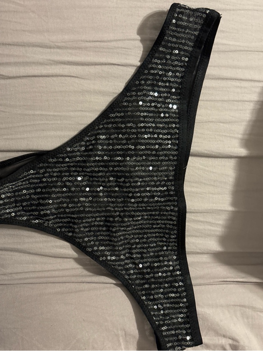 wild fable Black Sequin thong